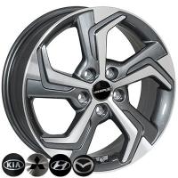 Литые диски ZF TL5879NW (GMF) 6.5x17 5x114.3 ET 49 Dia 67.1